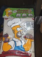 Vintage The Simpsons Homer BBQ Apron  New in Package picture