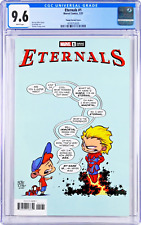 Eternals #1 CGC 9.6 (Mar 2021, Marvel) Skottie Young Variant Cover, Sersi Ikaris picture