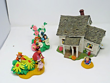 Department 56 Wizard Of Oz Dorothy's House In Munchkinland 4 Piece Set HTF picture