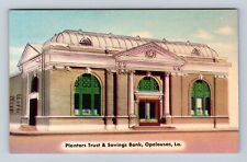 Opelousas LA-Louisiana, Planters Trust & Savings Bank, Antique Vintage Postcard picture