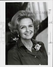 1978 Press Photo Actress Donna Reed Filming Movie 