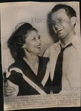 1950 Press Photo Rep. & Mrs. George Smathers Celebrate Senate Nomination picture