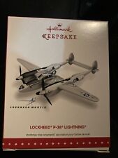 Hallmark Ornament - '2015 - Lockheed P-38 Lightning - Keepsake Airplane NIB picture
