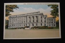 CHEMISTRY BUILDING, UNIVERSITY OF WISCONSIN, MADISON WI, VTG POSTCARD picture