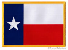 LARGE TEXAS STATE FLAG PATCH EMBROIDERED IRON-ON EMBLEM LONE STAR REPUBLIC new picture