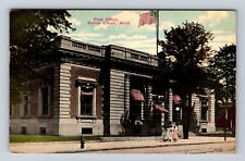 Battle Creek MI-Michigan, U.S. Post Office, Antique Vintage c1913 Postcard picture