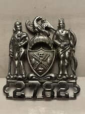 Obsolete Antique New York City Police Hat Cap Badge Shield   picture