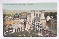 Awesome View Wilkes-Barre From Old Court House Down Market Street 1911 Postcard picture