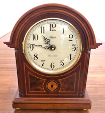 HERMLE QUARTZ DUAL CHIME MANTEL CLOCK Germany Works Beautiful See Video and Pics picture