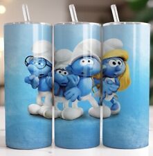 New Smurf Inspired 20oz Stainless Stainless Steel Tumbler picture
