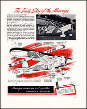 1941 Monocoupe Private Airplane debut model Orlando Florida vintage print ad XL4 picture