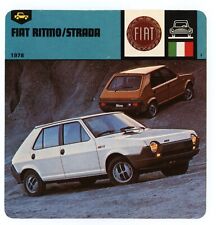 Fiat Ritmo Strada - GT / Production Car Edito Service SA Auto Rally Card picture