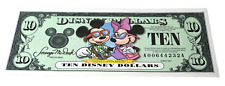 $10 Disney Dollar Mickey & Minnie Mouse 2001 
