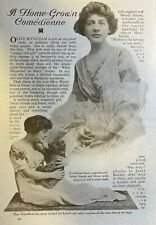 1914 Actress Olive Wyndham illustrated picture