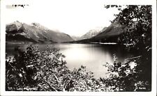 RPPC Lake McDonald Glacier National Park Montana MT ~ EKC dated 1946 picture