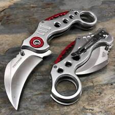 Tac Force Silver Karambit Spring Assisted Outdoor Tactical Pocket Knife picture
