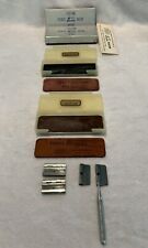 2 Vintage Lifetime Everite Straight Safety Razor Blade Stropping & Honing Kits picture