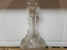 Vintage 1950s Smirnoff Vodka Genie Bottle Clear Decanter Stamped R-105 58-56 picture