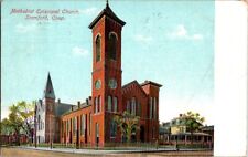 Vintage Postcard Methodist Episcopal Church Stamford CT Connecticut 1910   I-656 picture
