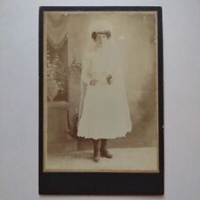 African American Young Lady Christening, Cabinet Card Photo, S.A. Texas 1890's picture