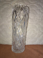 Crystal VASE Clear Antique Russian USSR 1970s picture