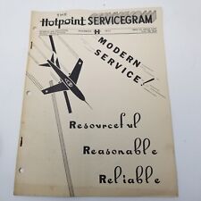 Hotpoint Servicegram November 1951 Horizontal Evaporator Refrigerator Modern picture