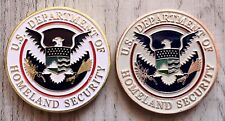 2 pcs Home land Security Challenge Coin (gold and Bronze) picture