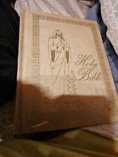 Holy Bible 1971 King James Red Letter Illustrated Reference Edition HBS picture