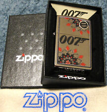ZIPPO JAMES BOND Lighter 007 CASINO ROYALE Hearts SPADES Diamonds CLUBS 48734H picture