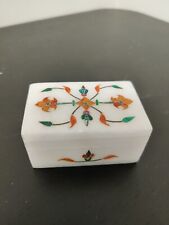 Vintage Handmade Soapstone Trinket Box picture
