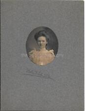 8X6 YOUNG GIRL Pretty Portrait ANTIQUE FOUND PHOTO Black And White Old  36 60 Y picture
