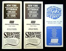 1968 Penn Central Railroad Time Tables (3): NY-St. Louis (2)+Harlem Division picture