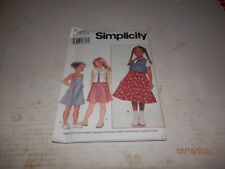 VINTAGE 1996 SIMPLICITY DRESS PATTERN #7050 SIZE AA (3-6) JUMPER picture