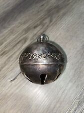 1992 Wallace Sterling Silver Bell Christmas Ornament picture