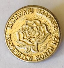 Manawatu Beamers Palmerston North New Zealand Rare Pin Badge Clasp Damage (D6) picture
