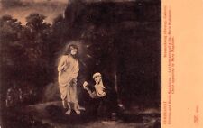 Rembrandt Christ Appearing to Mary Magdalene Religious Museum Vtg Postcard D34 picture