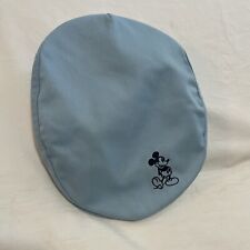 Vintage Walt Disney Mickey Mouse Flat Cap Hat Blue Disneyland L/XL Made In USA picture