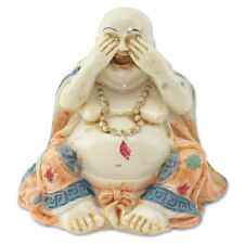 Feng Shui See No Evil Happy Face Laughing Buddha Figurine Home Decor Statue picture