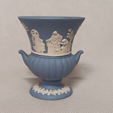 Wedgwood Jasperware Handled Mini Urn Vase Blue (Lavender) picture