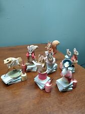 Lot of 7 Beatrix Potter FW & Co Miniature Figurines Mouse Frog Rabbit Goose 3