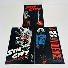 Frank Miller Sin City Sex & Violance, Lost Lonely & Lethal, Babe Wore Red Comics picture