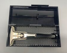 Vintage Gillette TECHMATIC Razor with Case MCM 1960's Men's grooming picture