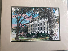 Stan Routh Print  Concordia Court House  1995 Vidalia Louisiana  Great Gift picture