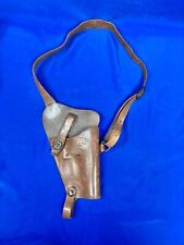 WWII US Army M3 Leather Shoulder Holster M1911A1 Named to 33rd Division Officer picture