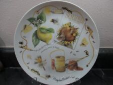 Vintage Marjolein Bastin Nature's Yellows Collector Plate Sunflower Lemon bees picture