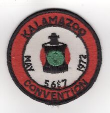 Very Rare 1972 Kalamazoo Railroad Convention Patch No. 56 & 57 picture