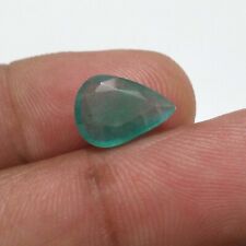 Top Quality Colombian Emerald Faceted Pear 2.50 Crt Natural Green Loose Gemstone picture