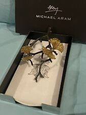 Michael Aram Butterfly Ginkgo Guest Towel Holder New Open Box picture