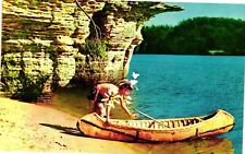 VTG Postcard- B-9. AT THE SWALLOW'S NEST, WISCONSIN DELLS, WIS. Unused 1962 picture