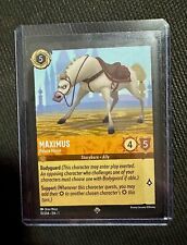 Maximus: Palace Horse 10/204 Disney Lorcana Trading Card - SUPER RARE NON FOIL picture
